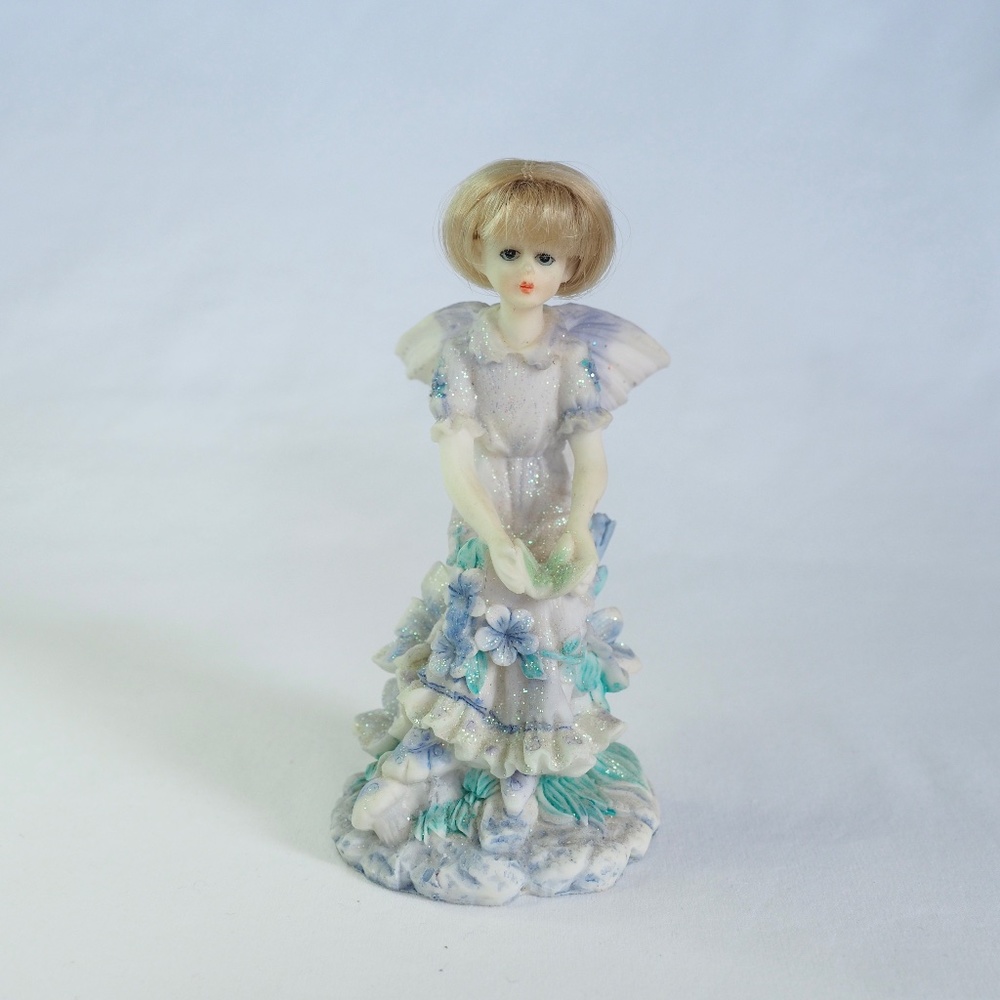 Vintage Glitter Fairy Pixie Decorative Figurine
